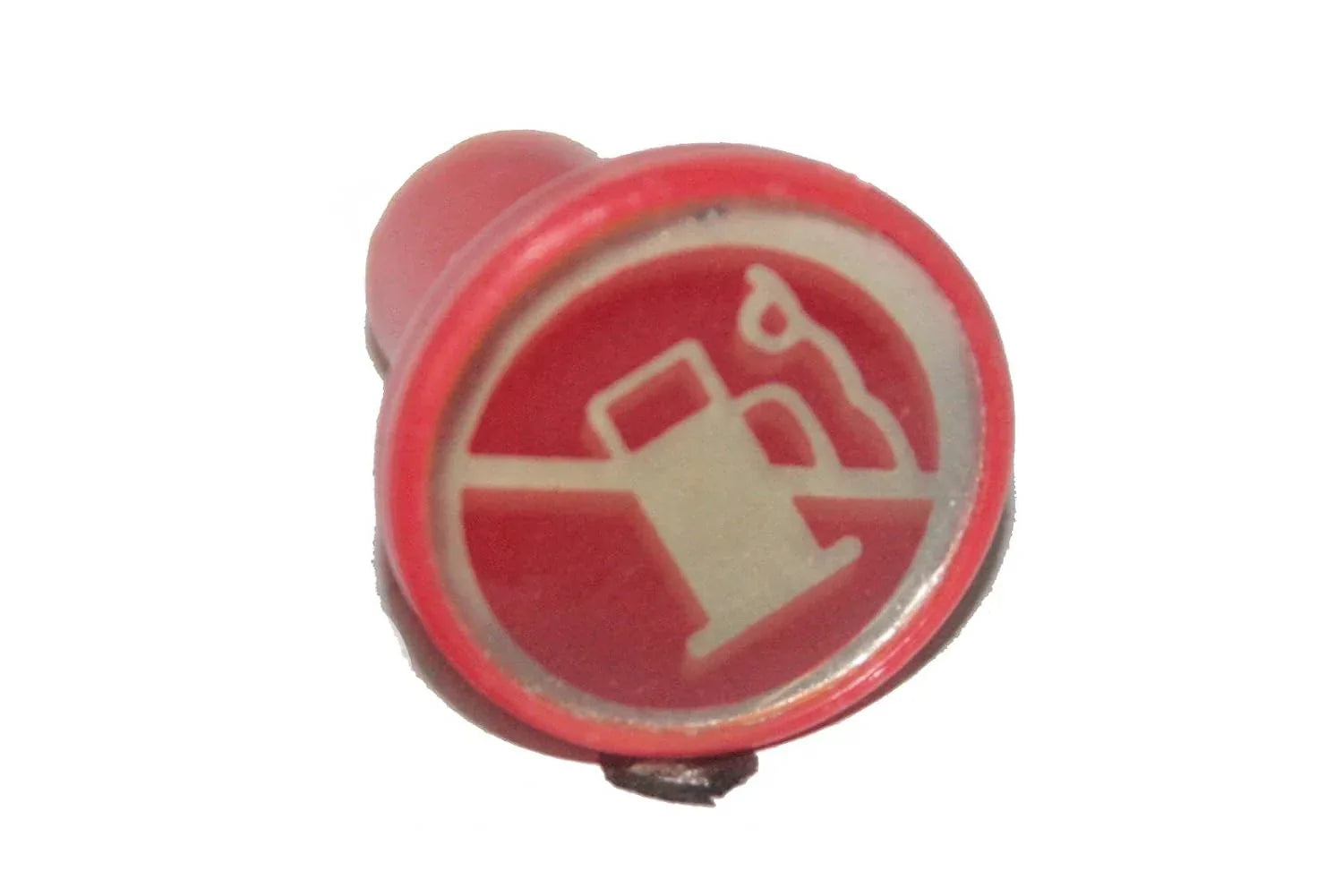 Red Pull To Stop Control Knob made of durable plastic for tractors and machinery