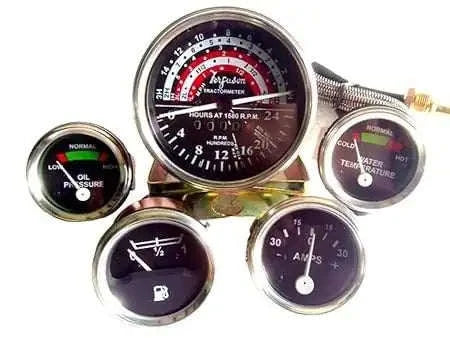 Gauge Tachometer Set For Massey Ferguson MF Tractor MF35 MF50 MF65 TO35 F40 MH50 - StellerGear