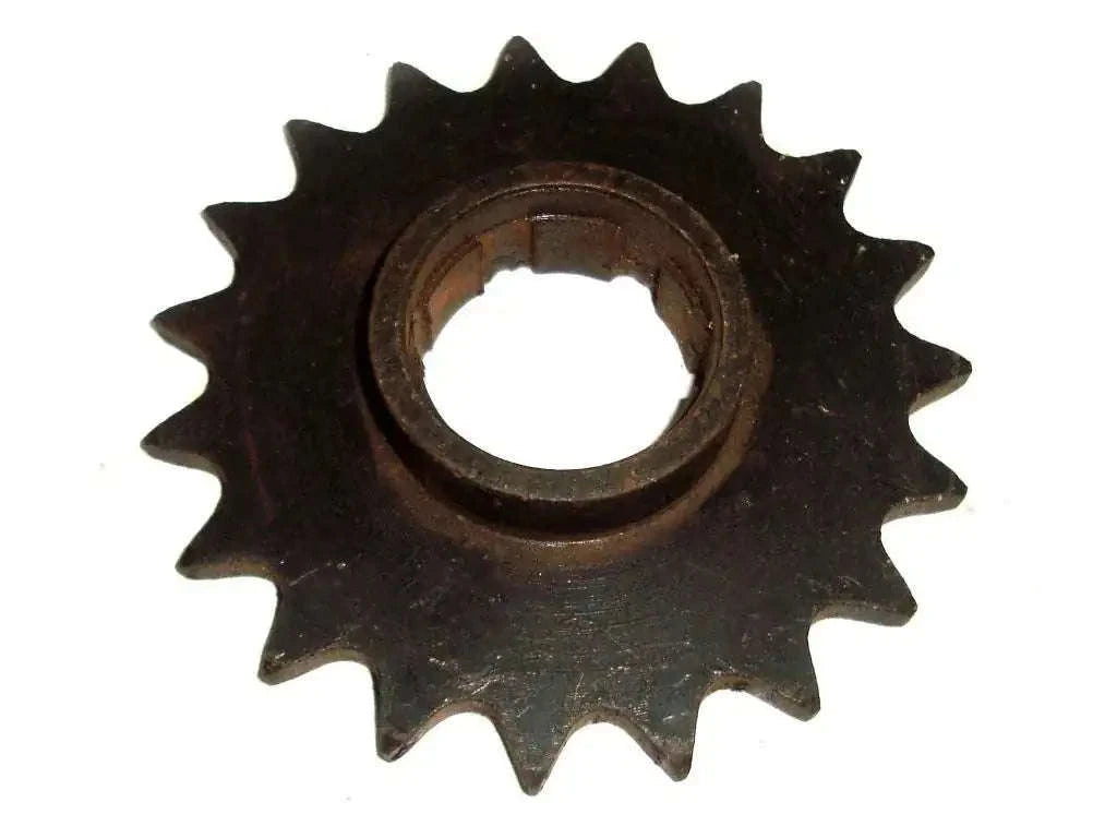 Durable steel sprocket on motorcycle, 25mm, designed for reliable performance in power transmission