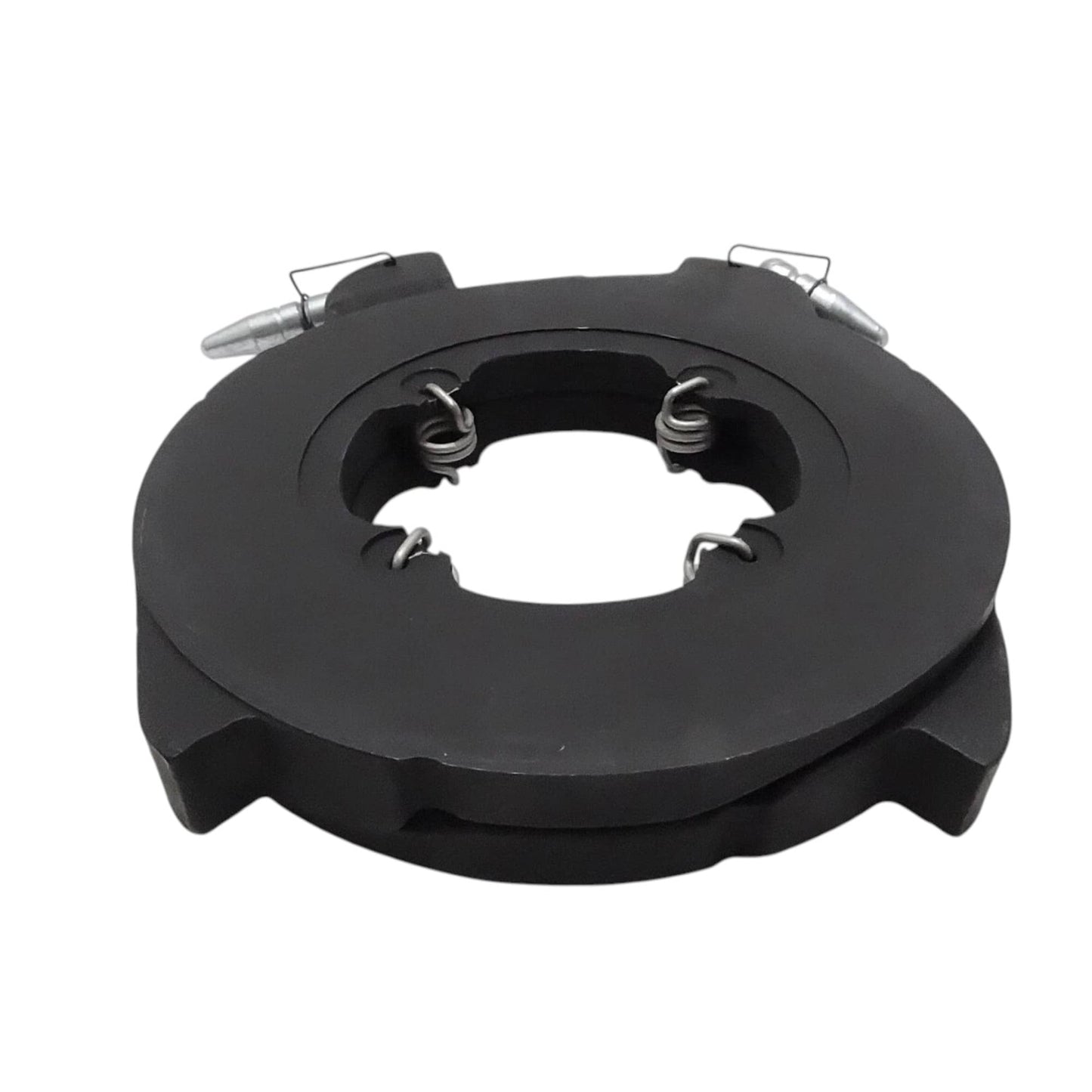 Black brake actuating assembly, durable material, used in GM brake assembly recall for efficient vehicle braking