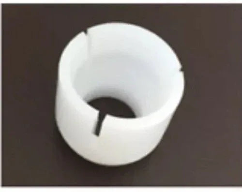 Gear lever end bush, white cylindrical insert with slot