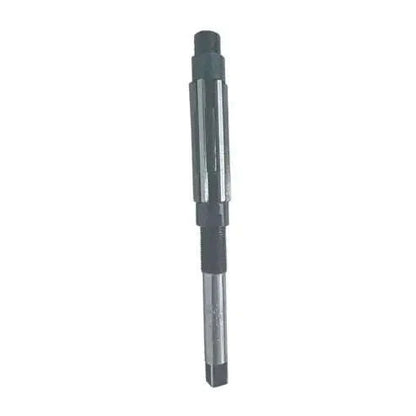 Adjustable hand reamer with dark handle and two fluted steel cutting ends