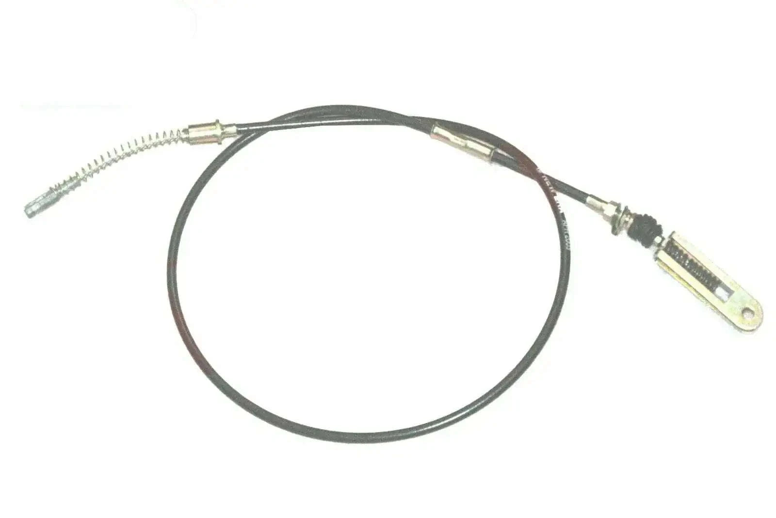 Hand brake cable assembly for Suzuki Samurai SJ410 with black cable and silver metal ends