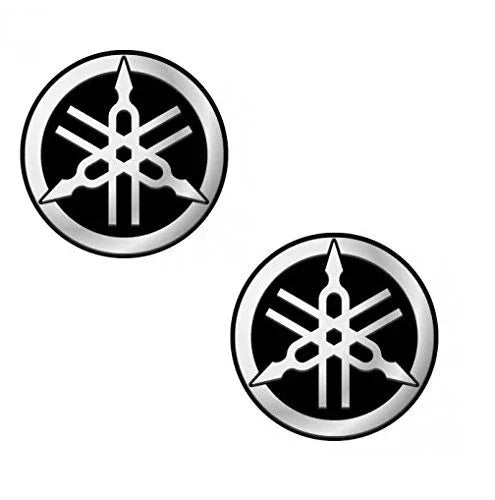 Yamaha FZ 16 Fuel Tank Sticker Decal Logo Black & Silver Free Ship - StellerGear