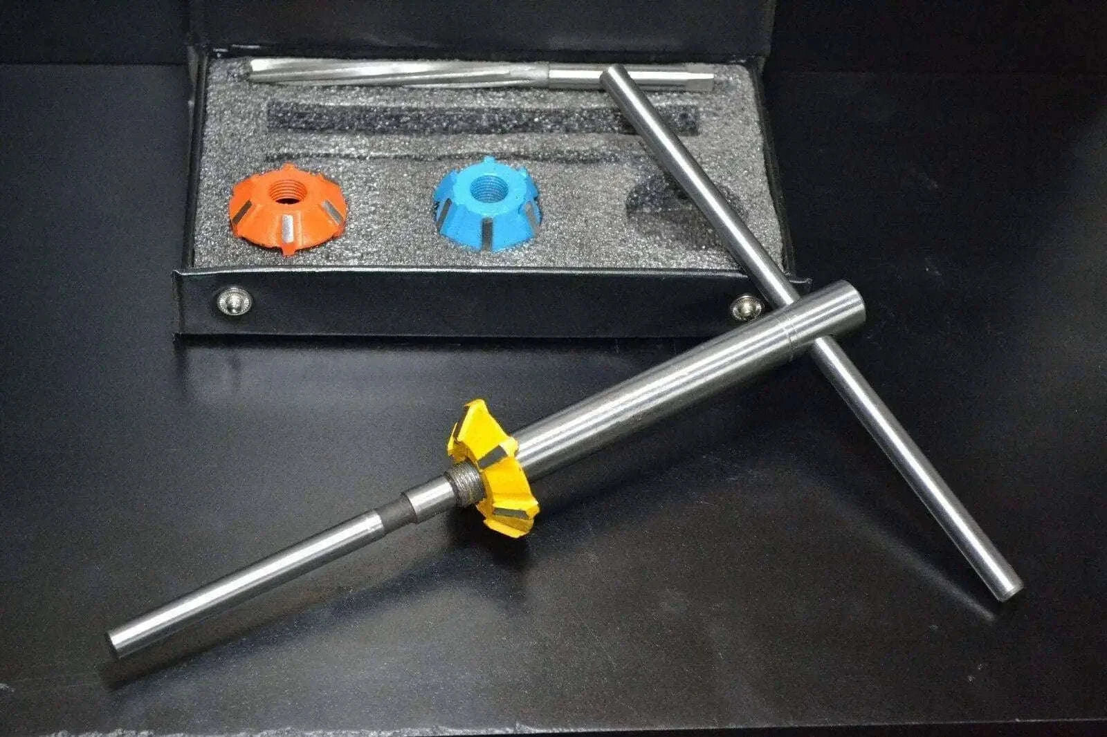 Harley Davidson valve seat cutting tool for precise valve seat work