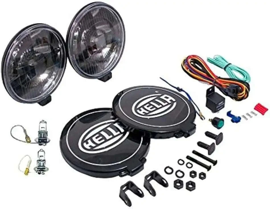 Hella 500 Series Black Magic 6.5 Inch Off-Road Lights