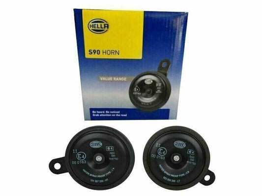 Fit For Hella 922100862 S90 Electric Horn Set 12V,350-415 Hz,108-118 DB 2m - StellerGear