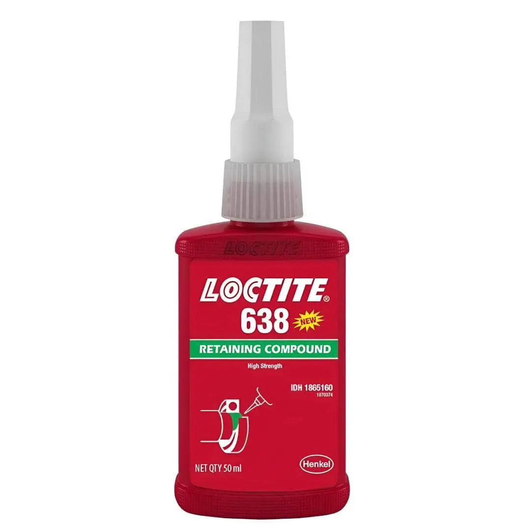 Loctite 638 metal adhesive in 50 ml bottle for high-strength bonding