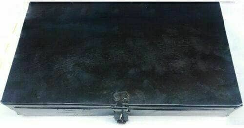 High carbon steel valve seat kit in a sturdy black metal case for effective seat restoration