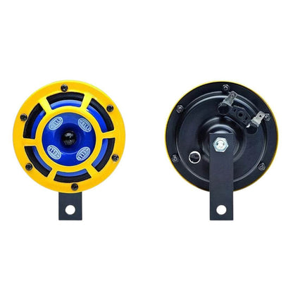 H31000001 HELLA Sharptone 12V High Tone Low Tone Twin Horn Kit with Yellow - StellerGear