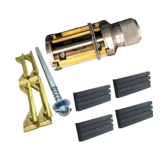 Cylinder hone kit with stones and base stand
