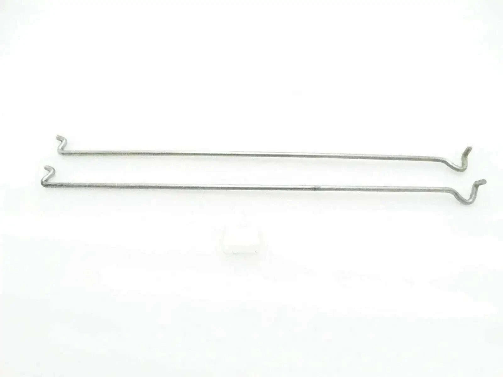 Hood door prop rod set for Ford tractor, durable steel, ideal for securing hood in an open position