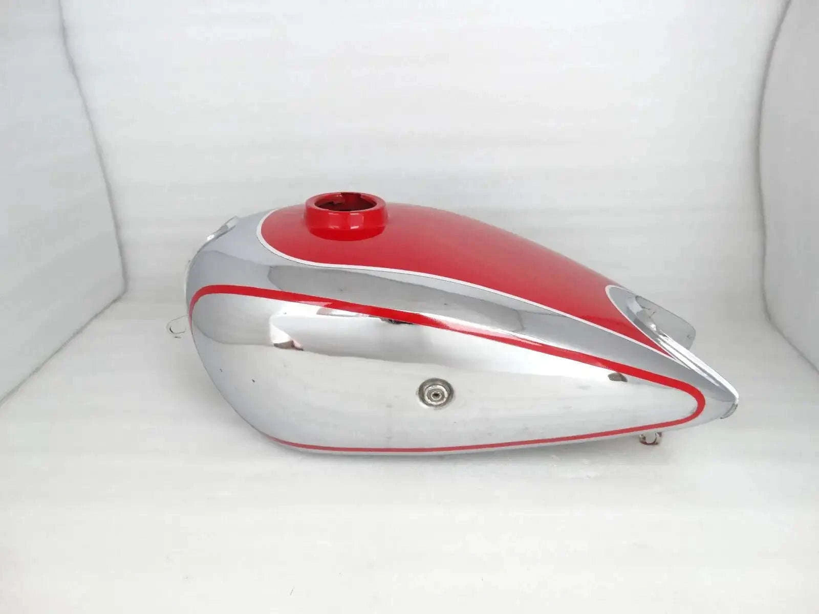 HOREX REGINA RED PAINTED CHROMED PETROL TANK - StellerGear