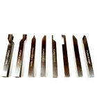 8-piece 10mm HSS lathe tool set with durable pre-formed steel tools for precision machining