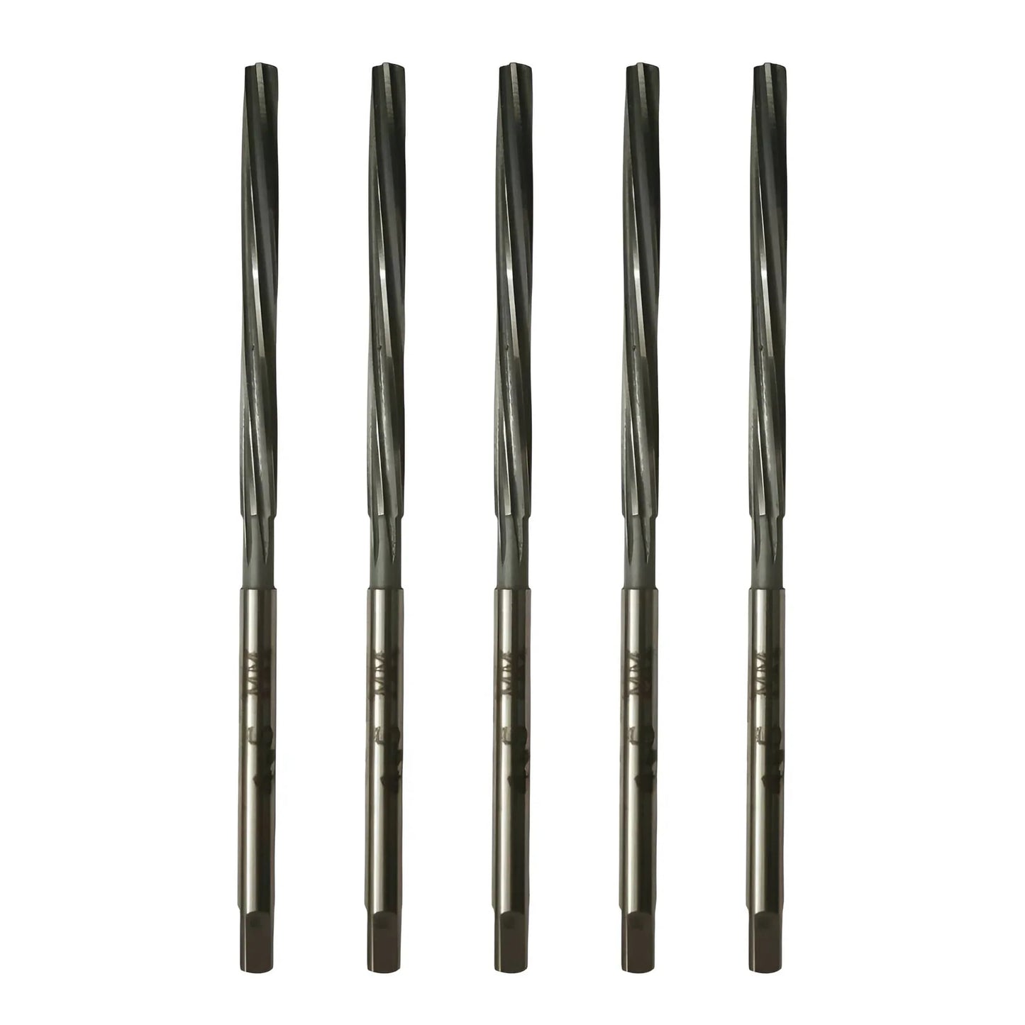 HSS Parallel Shank Reamers Set Of 5 Pcs - 1/4" - 9/32" - 5/16" - 11/32" - 3/8" - StellerGear