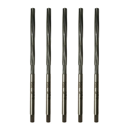 HSS parallel shank reamers set featuring five durable reamers for precise machining tasks