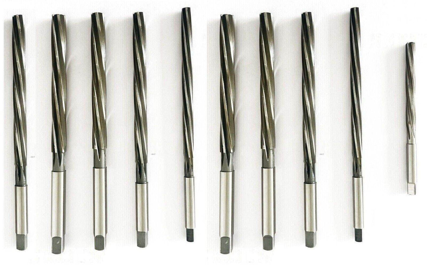 HSS valve guide reamer set with multiple sizes for precision machining and automotive applications