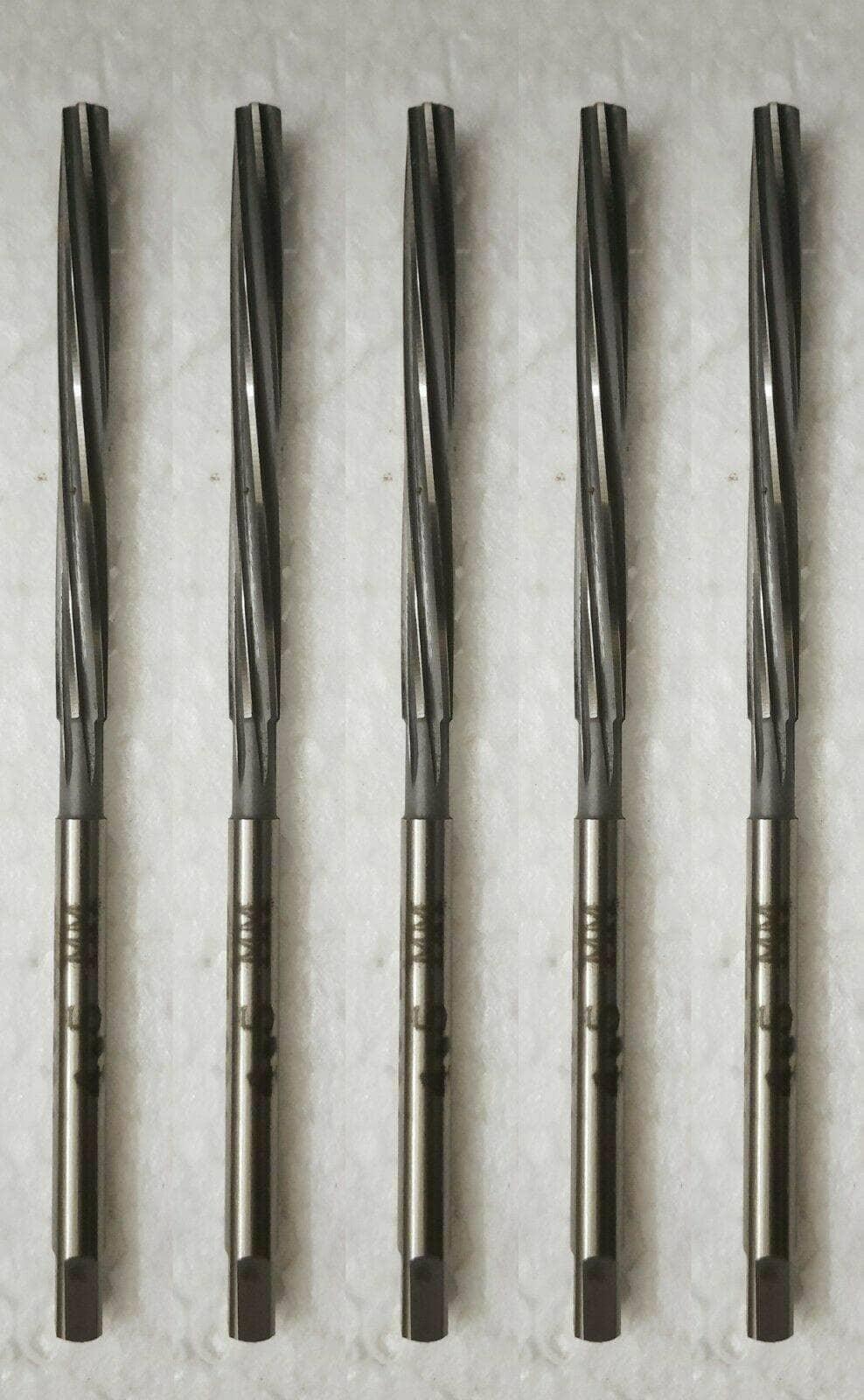 HSS Valve Stem Guide Reamers Set of 5 Pcs - 4.5mm - 5mm - 5.5mm - 6mm - 7mm - StellerGear