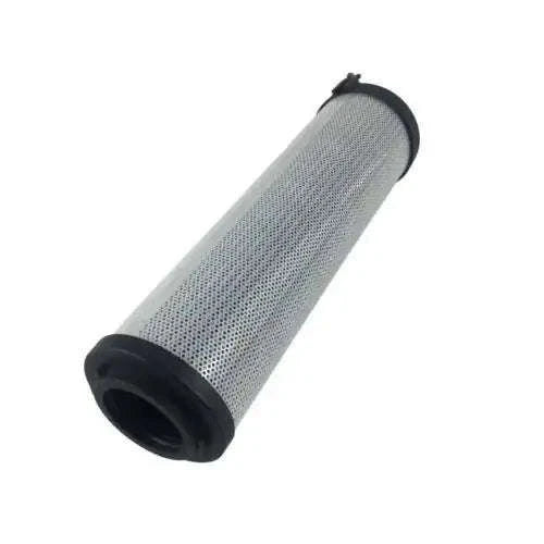 Hydraulic filter element, cylindrical metal mesh with end caps