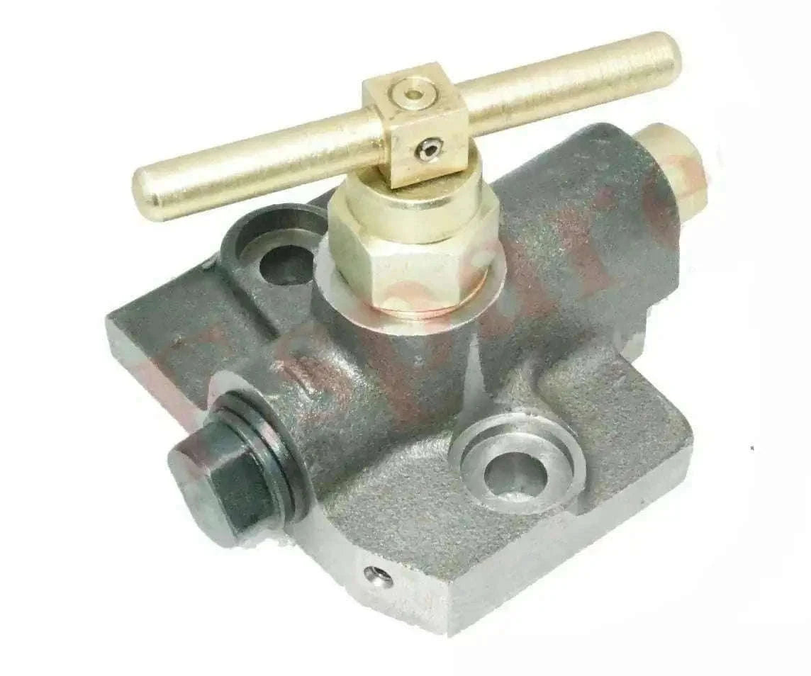 Hydraulic transport valve lock for Massey Tafe tractors.