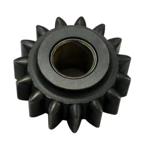 Reverse idler gear with central bore, dark gray steel, metal teeth wheel