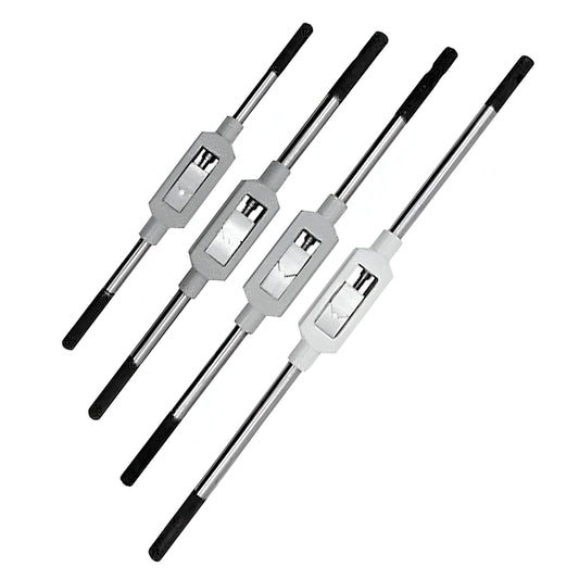 4 Pcs Set Straight Handle Tap Wrench Tap Handle Capacity 1/16" to 1"