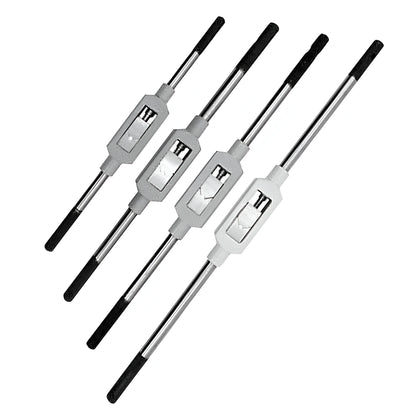 4 Pcs Set Straight Handle Tap Wrench Tap Handle Capacity 1/16" to 1"