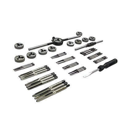 British Association Tap and Dies Set 0 to 10 BA II Supplied in Wooden Box