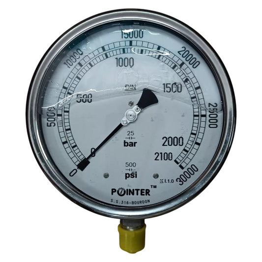 High Pressure guage 2100 Bar /30000 PSI.High pressure guage Stainless Steel