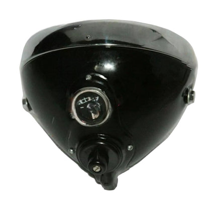 Lucas Head Light Lamp 8" Flat Glass Miller For Norton Triumph Vincent With Panel