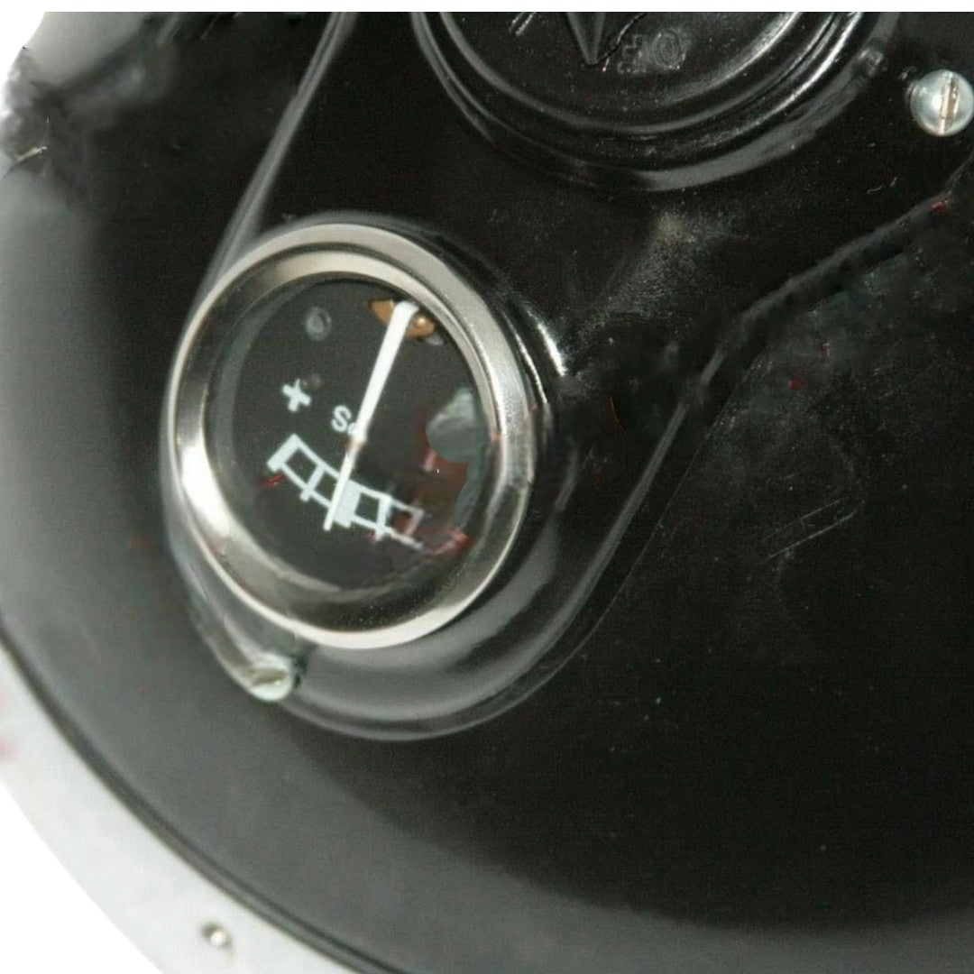 Lucas Head Light Lamp 8" Flat Glass Miller For Norton Triumph Vincent With Panel