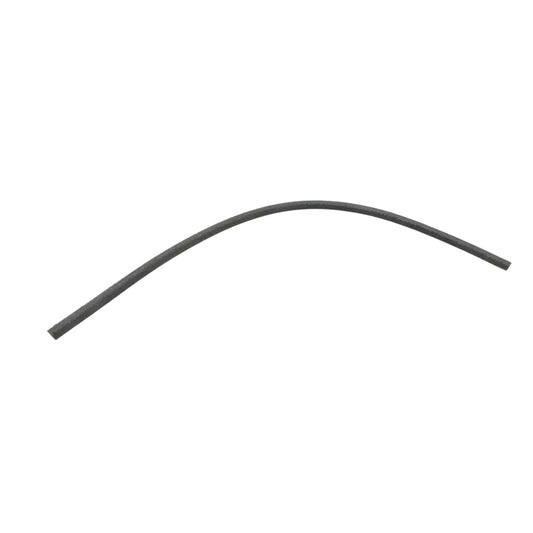 Fuel line pipe, dark gray long curved tube