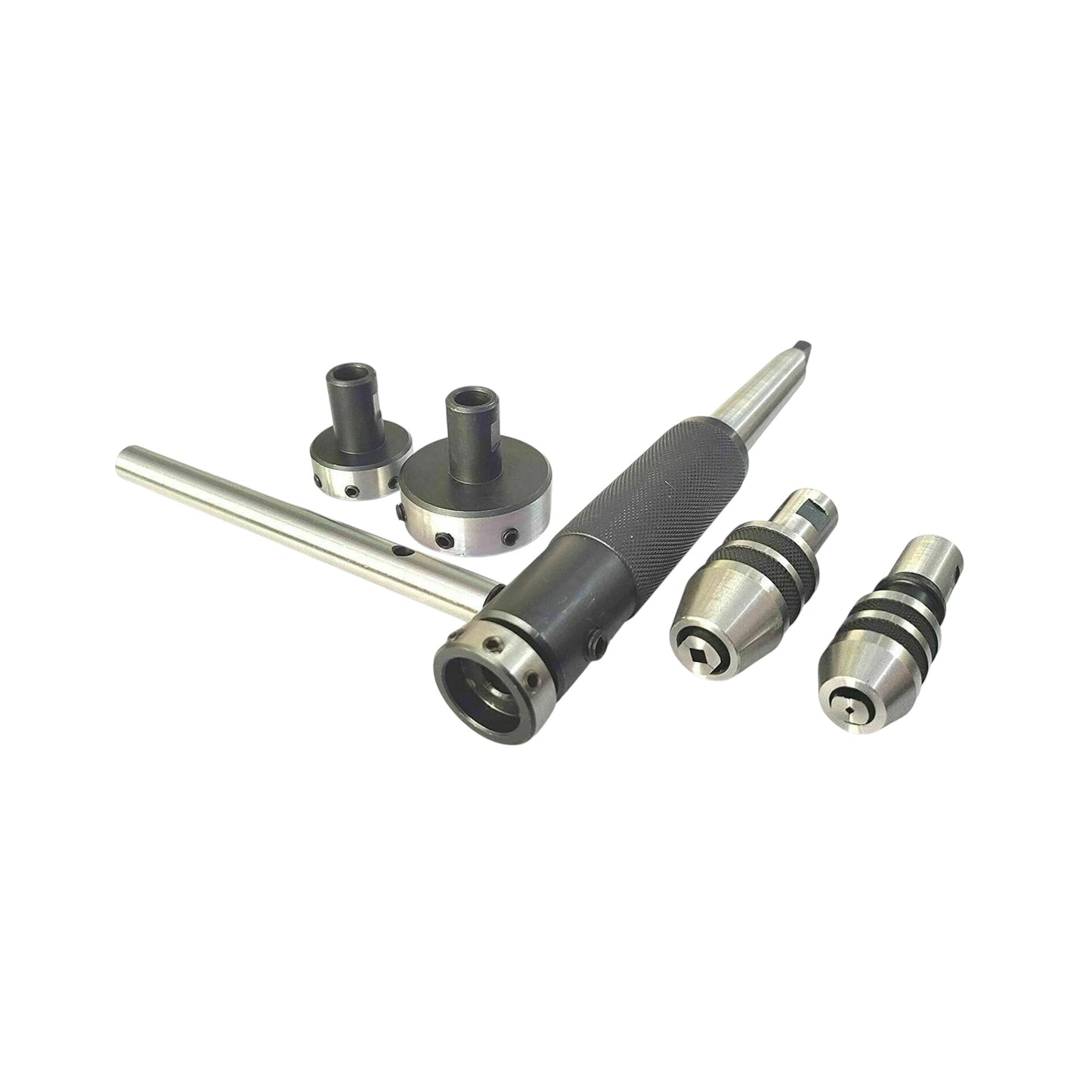 2MT Lathe Tailstock Tap And Die Holder Set Sliding Floating Type MT2 Shank INCH