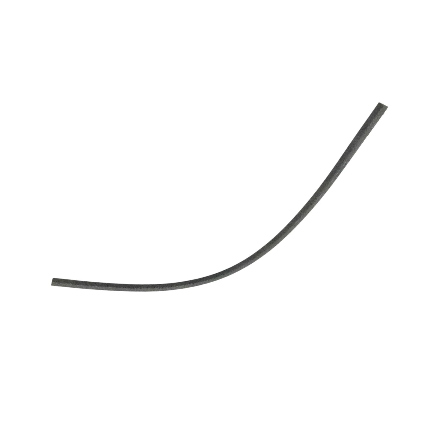 Fuel line pipe, dark gray S-shaped curved tube segment