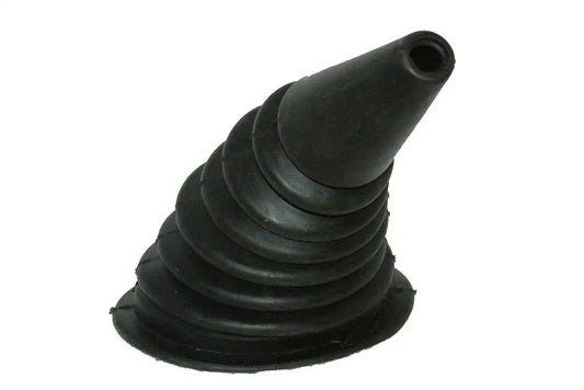 Gear shift lever gaiter rubber boot, black accordion with open end