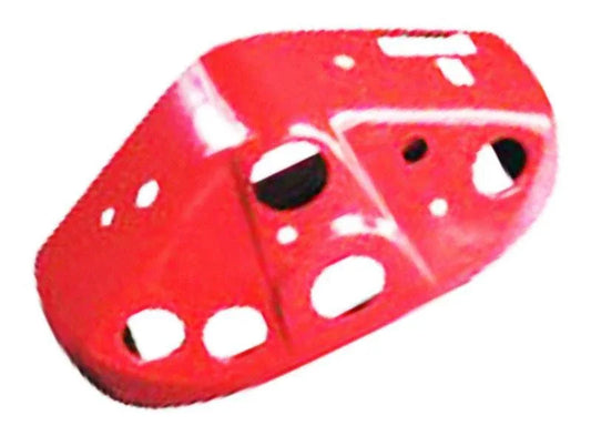Red dashboard instrument panel for tractors displaying essential instrument panel symbols