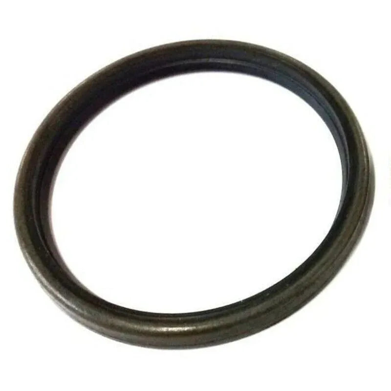 Black rubber wiper seal ring with outer circular profile