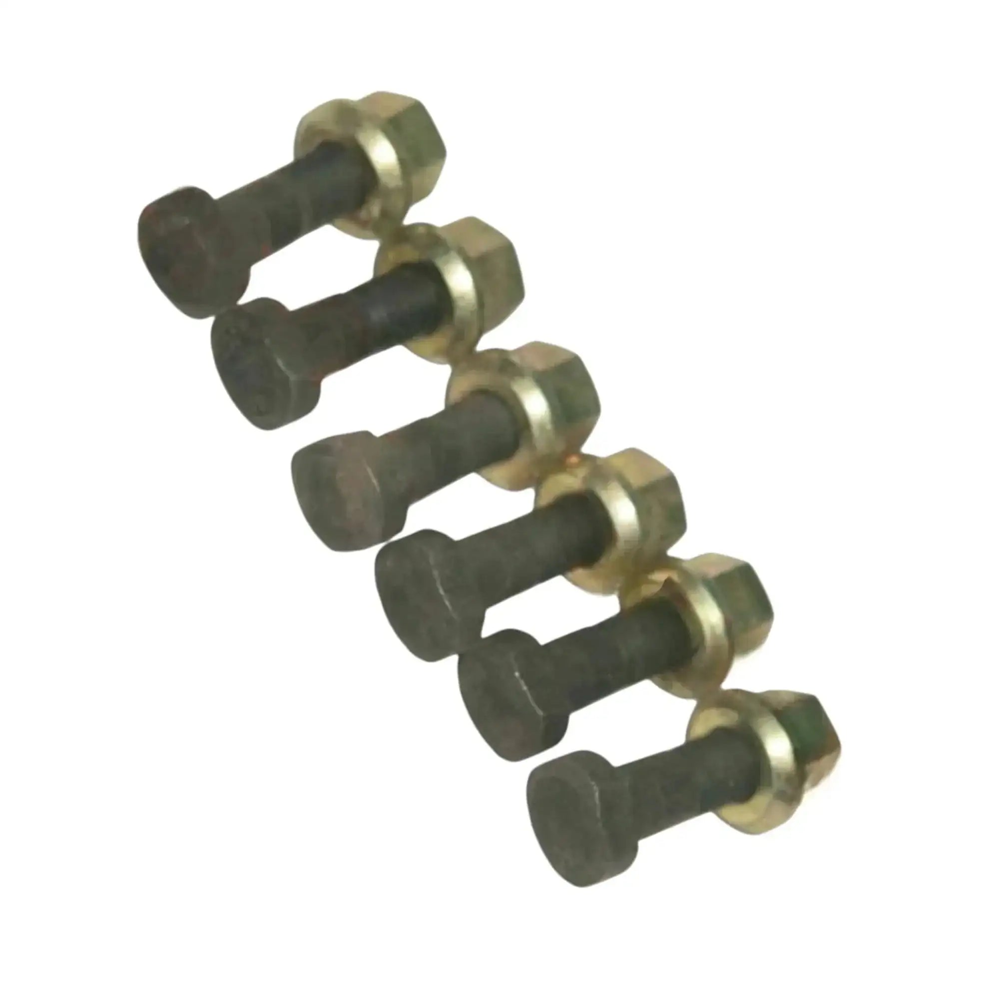 6 Units For JCB 3CX Excavator Front Wheel Nut Bolt Kit - StellerGear