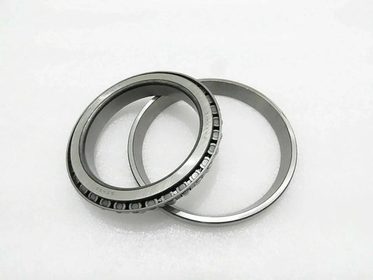 Hub bearing roller set with two metal rings