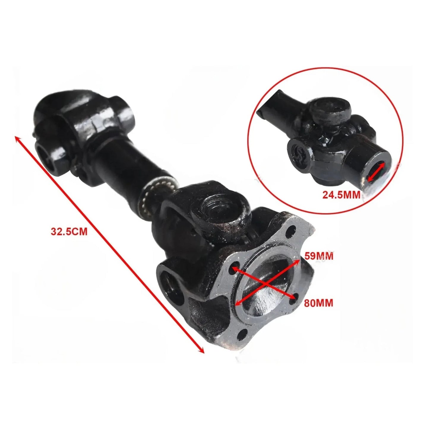 Fit For Hydraulic Pump Drive Shaft 32mm for JCB 3CX Part No 914/35000 - StellerGear