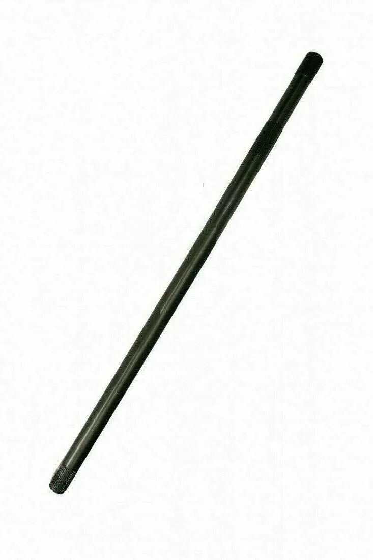Rear axle driveshaft, dark metal shaft