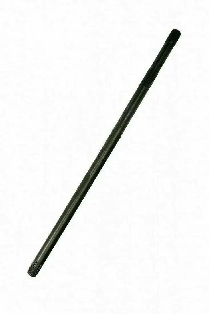 Rear axle driveshaft, dark metal shaft