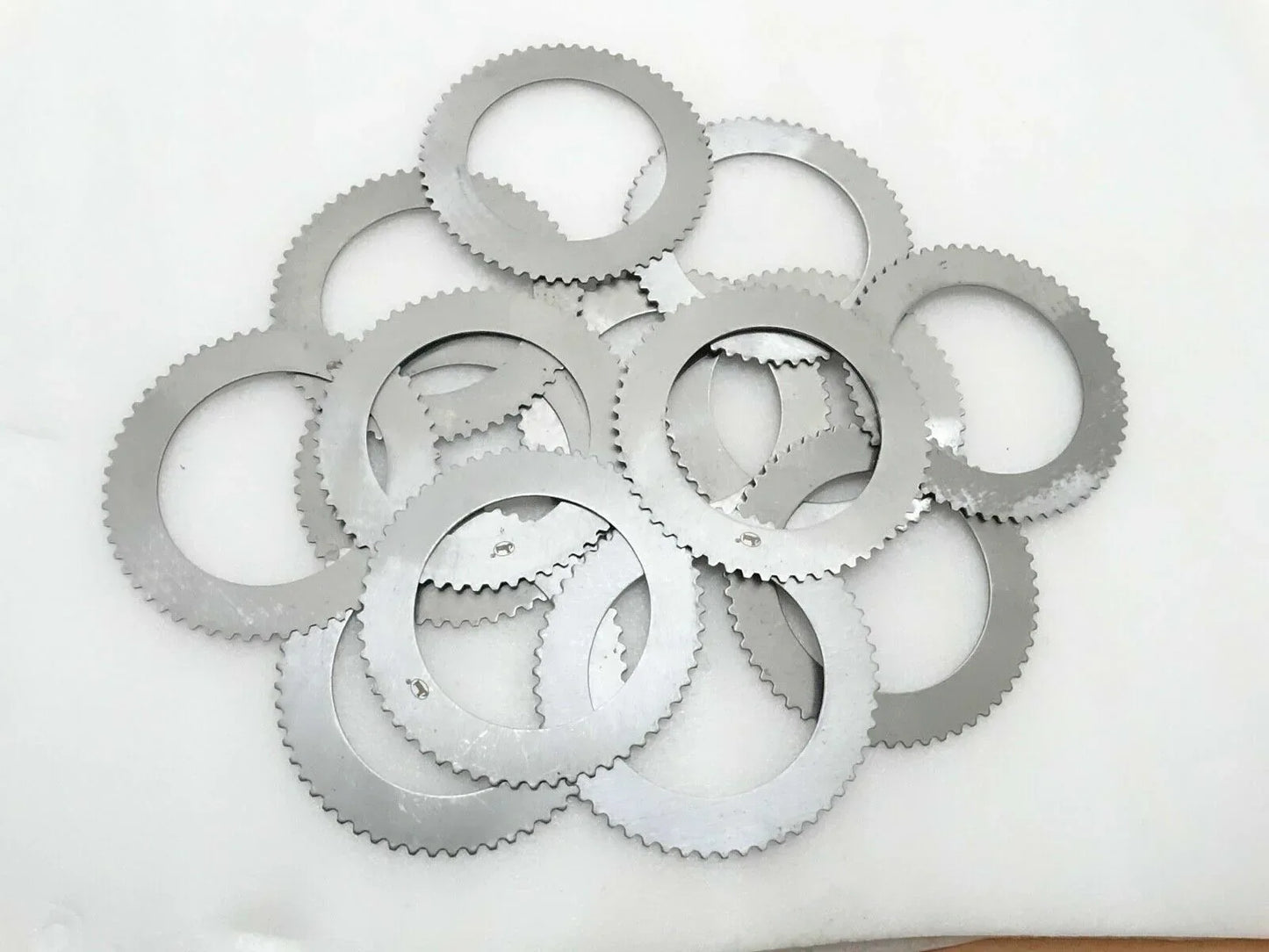 Set of 14 JCB 3CX transmission counter plates, metal, used for matching jcb 3cx serial numbers
