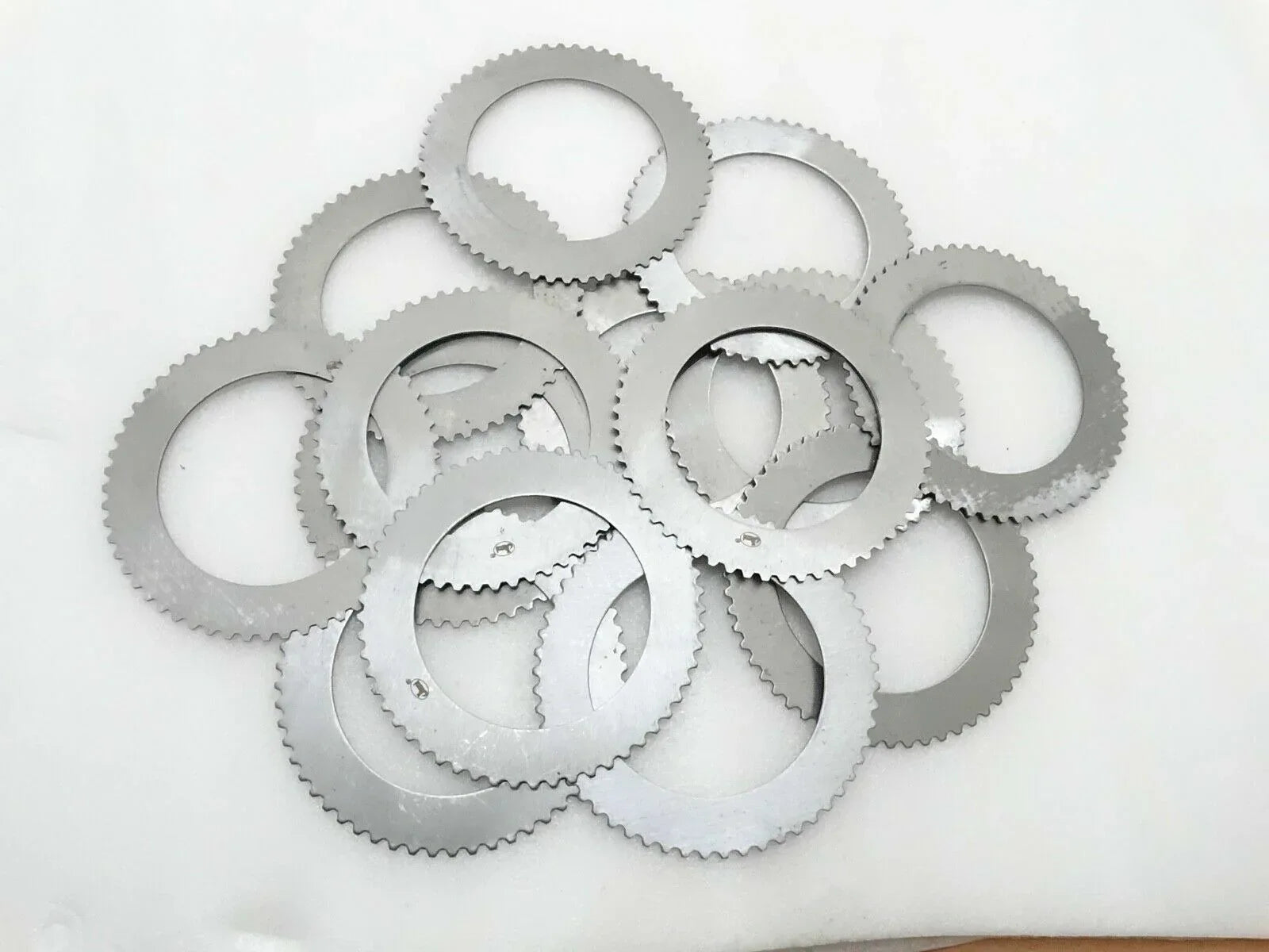 Set of 14 JCB 3CX transmission counter plates, metal, used for matching jcb 3cx serial numbers