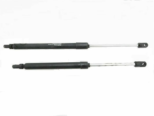 Black gas struts with end brackets for side door, pair