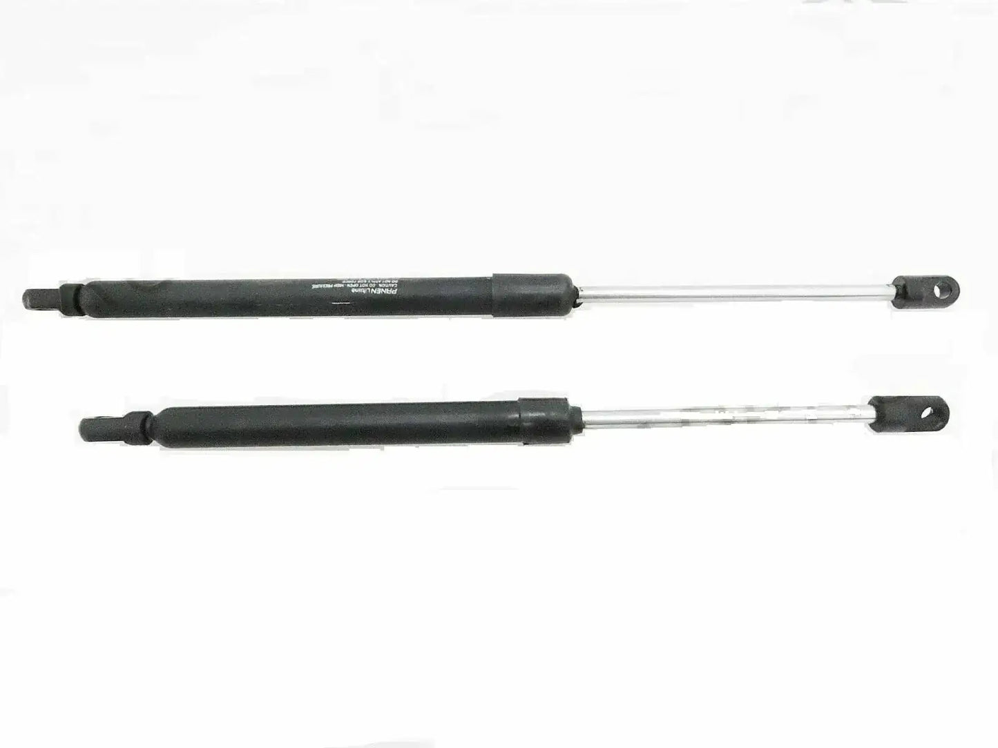 Black gas struts with end brackets for side door, pair