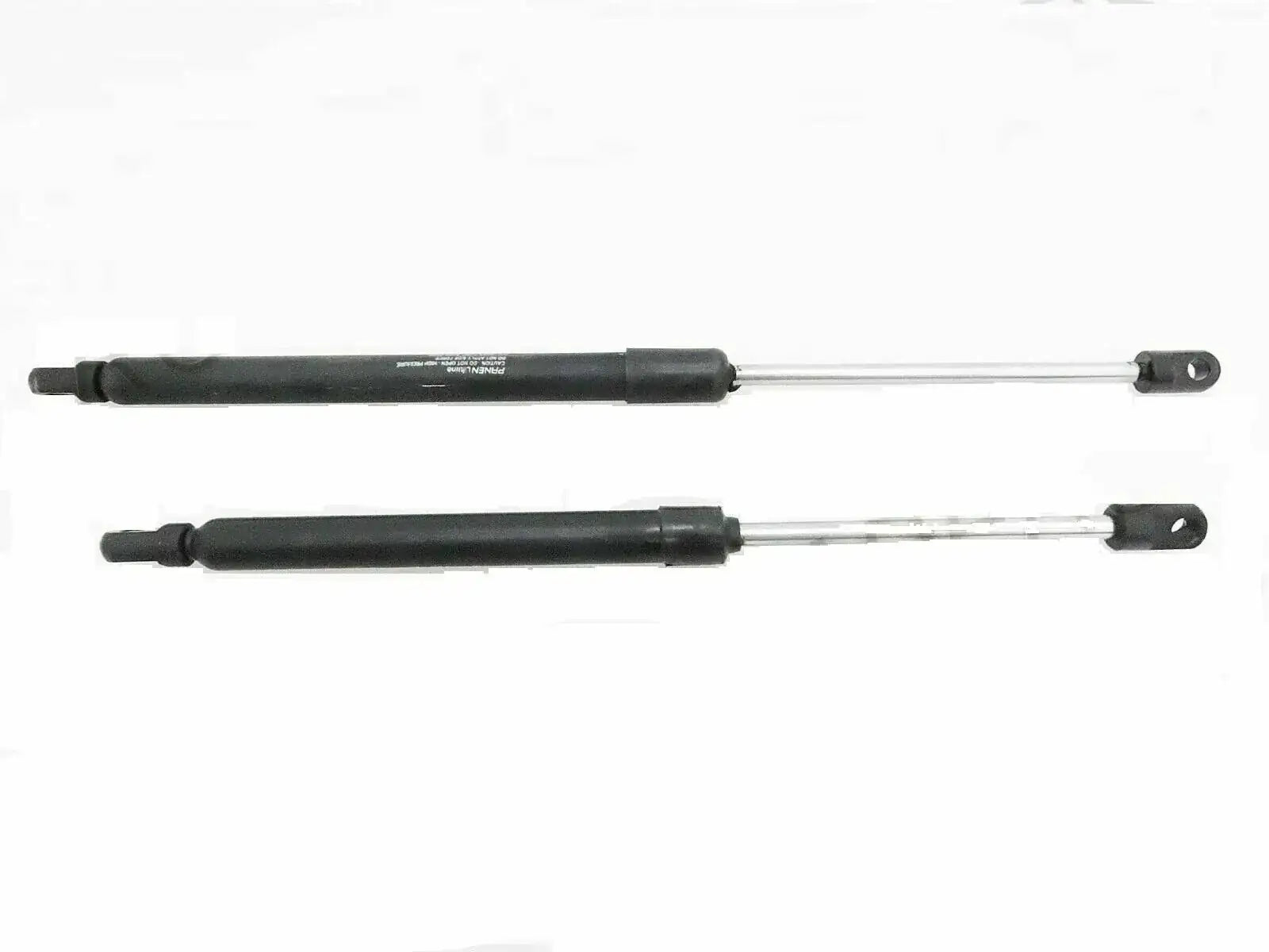 Black gas struts with end brackets for side door, pair