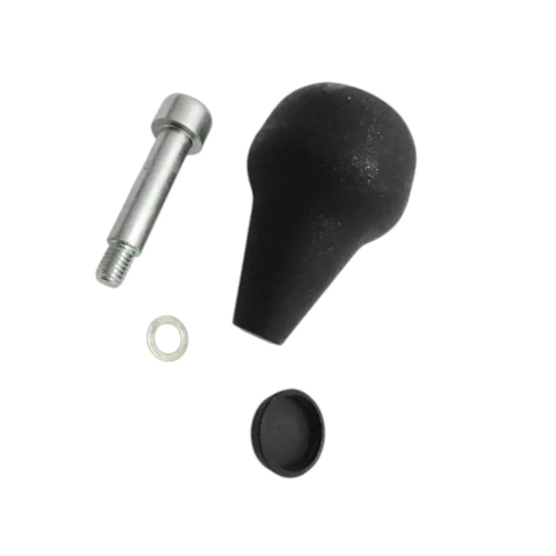 JCB 3CX steering knob with mounting hardware for easy installation on tractor vehicles