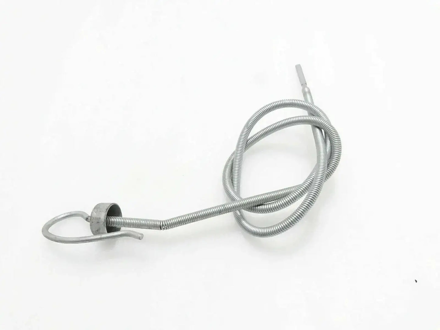 JCB 3CX transmission oil dipstick, metal, flexible design for measuring oil levels
