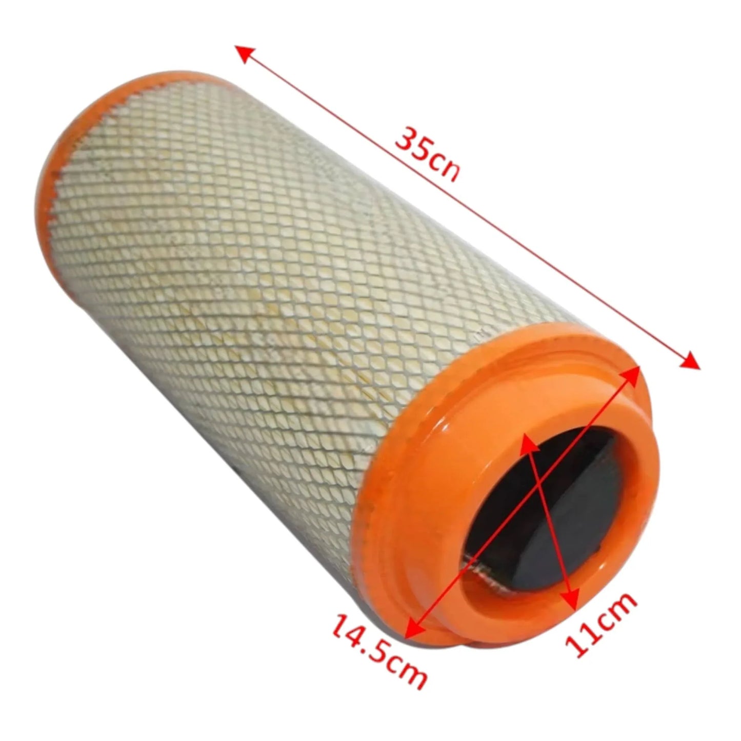 JCB 3DX air filter replacement outer and inner set for optimal engine performance